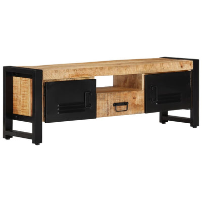 TV-taso 120x30x40 cm täysi mangopuu