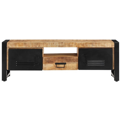 TV-taso 120x30x40 cm täysi mangopuu