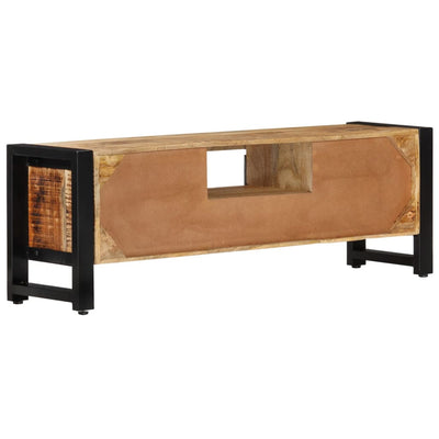TV-taso 120x30x40 cm täysi mangopuu