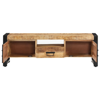 TV-taso 120x30x40 cm täysi mangopuu