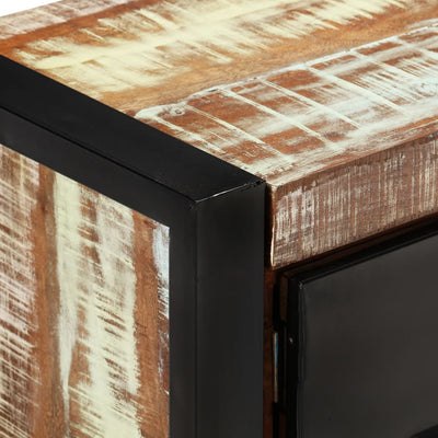 TV-taso 120x30x40 cm kierrätetty täyspuu
