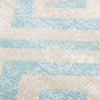 Ulkomatto litteä kudos 100x200 cm vihreä ja beige