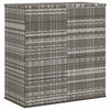 Harmaa puutarhan säilytyslaatikko Craciunes 100x49x103,5cm (pe-rottinki)