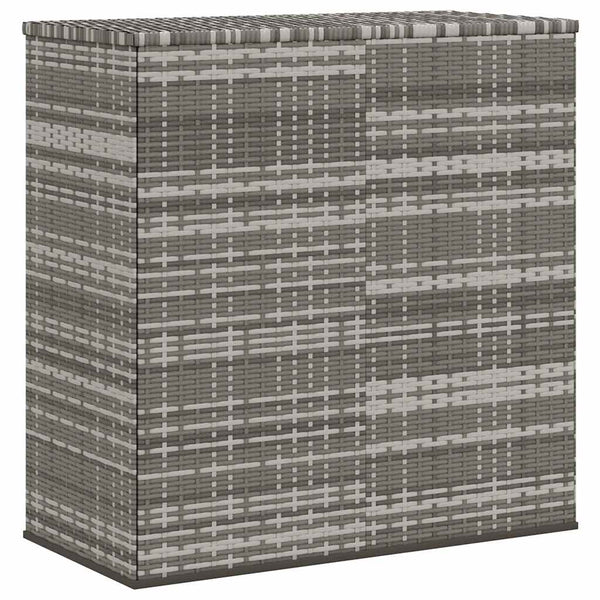 Harmaa puutarhan säilytyslaatikko Craciunes 100x49x103,5cm (pe-rottinki)