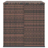 Ruskea puutarhan säilytyslaatikko Craciunes 100x97,5x104cm (pe-rottinki)