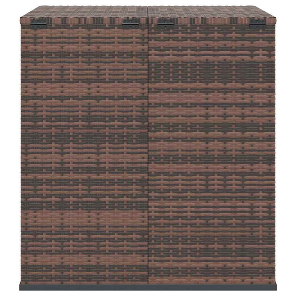 Ruskea puutarhan säilytyslaatikko Craciunes 100x97,5x104cm (pe-rottinki)