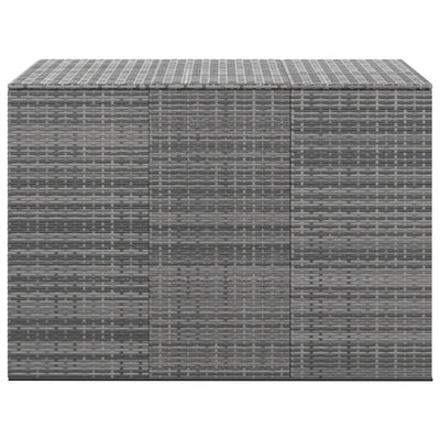 Puutarhan säilytyslaatikko PE-rottinki 145x100x103 cm harmaa