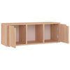TV-taso Sonoma-tammi 88,5x27,5x30,5 cm tekninen puu