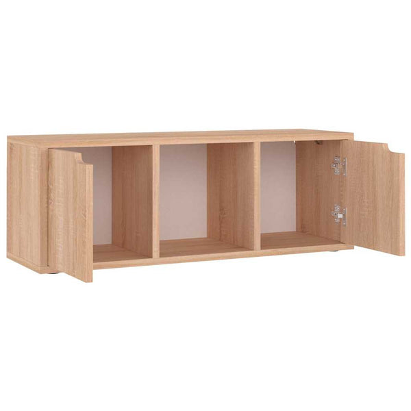 TV-taso Sonoma-tammi 88,5x27,5x30,5 cm tekninen puu