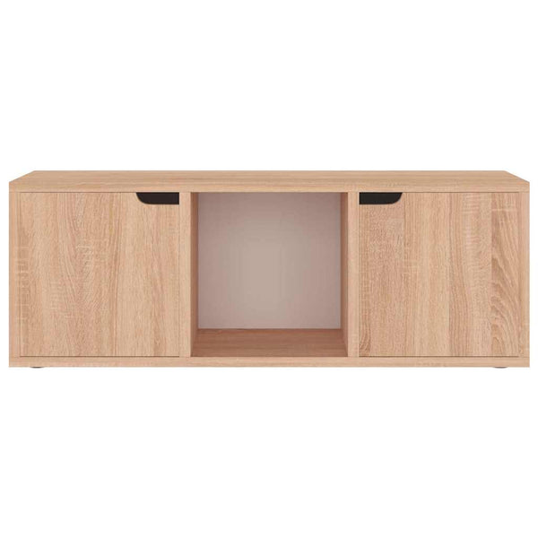 TV-taso Sonoma-tammi 88,5x27,5x30,5 cm tekninen puu