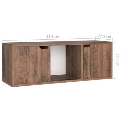 TV-taso savutammi 88,5x27,5x30,5 cm tekninen puu