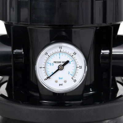 Musta uima-altaan hiekkasuodatin Paolo (esisuodattimella)