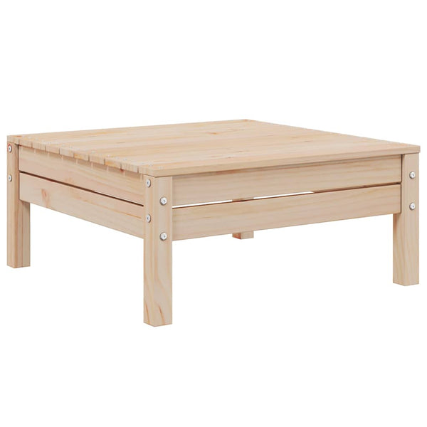 Harmaa puutarhasohvasarja Abood (3-osainen, tyynyillä, mänty)