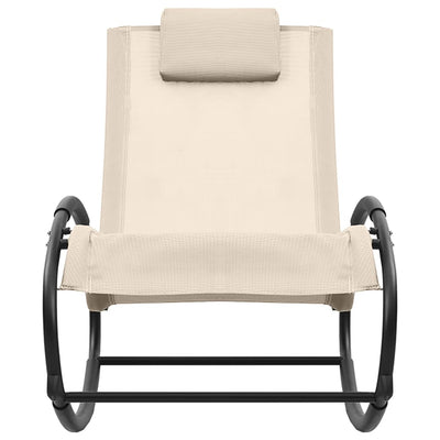 Kerma aurinkotuoli tyynyllä Puf (teräs ja textilene)