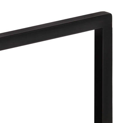 Seinähyllyt 2 kpl 60x25x35 cm täysi akasiapuu ja teräs