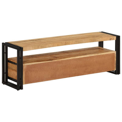 TV-taso 120x30x40 cm täysi mangopuu