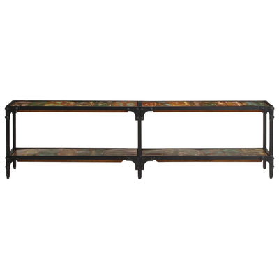 TV-taso 150x30x41 cm kierrätetty täyspuu