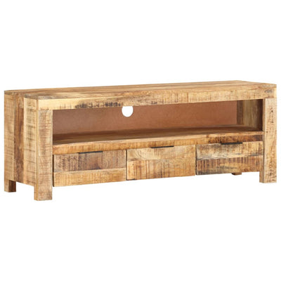 TV-taso 110x30x40 cm karkea mangopuu