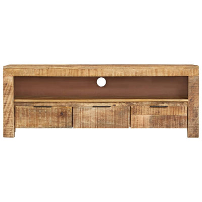 TV-taso 110x30x40 cm karkea mangopuu