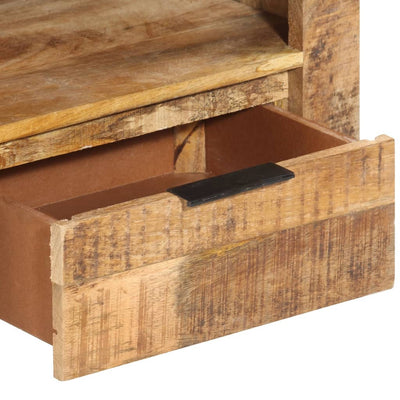 TV-taso 110x30x40 cm karkea mangopuu