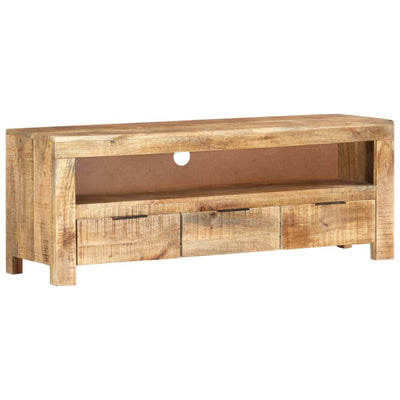 TV-taso 110x30x40 cm karkea mangopuu
