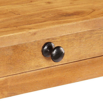 Konsolipöytä 100x40x76 cm täysi akaasiapuu