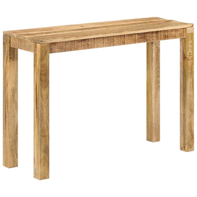 Konsolipöytä 110x35x76 cm karkea mangopuu