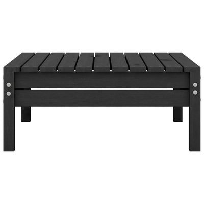 Musta puutarhasohvasarja Pancrat (3-osainen, mänty)