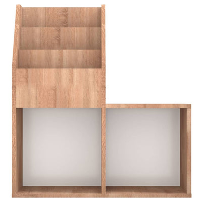Lasten lehtiteline Sonoma-tammi 71x30x78,5 cm tekninen puu