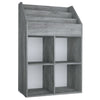 Betoninharmaa lasten lehtiteline Balin 71x30x114cm (puinen)