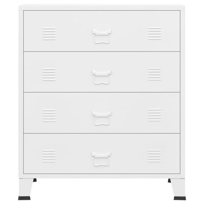 Teollisuuslipasto valkoinen 78x40x93 cm metalli