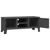 Teollisuustyylinen TV-taso antrasiitti 105x35x42 cm metalli