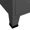 Teollisuustyylinen TV-taso antrasiitti 105x35x42 cm metalli