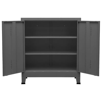 Antrasiitti teollinen säilytysarkku Arinel 90x40x100cm (teräs)