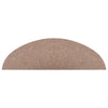 Itsekiinnittyvät porrasmatot 15 kpl 56x17x3 cm beige