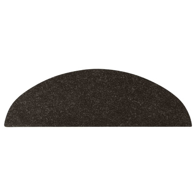 Itsekiinnittyvät porrasmatot 15 kpl 56x17x3 cm antrasiitti