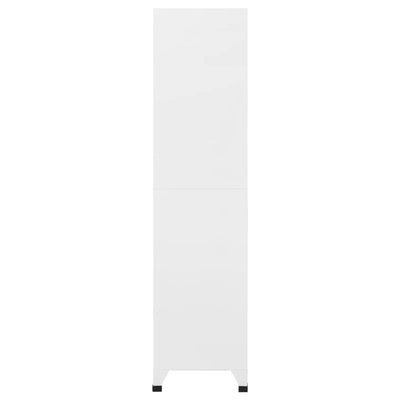 Pukukaappi vaalean- ja tummanharmaa 90x40x180 cm teräs