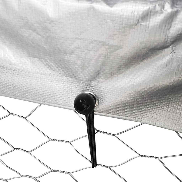 Koiran ulkohäkki katoksella 600x200x150 cm