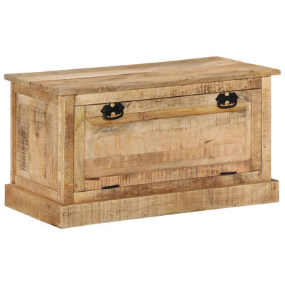 Kenkien säilytyspenkki 85x40x45 cm täysi mangopuu