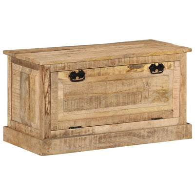 Kenkien säilytyspenkki 85x40x45 cm täysi mangopuu
