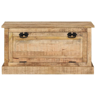 Kenkien säilytyspenkki 85x40x45 cm täysi mangopuu