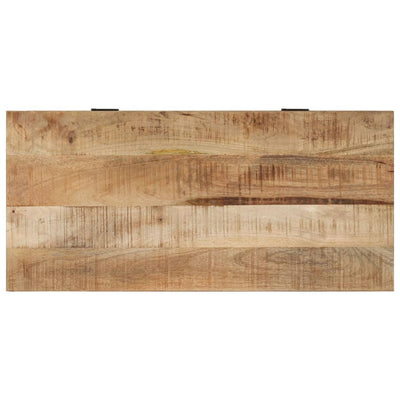 Kenkien säilytyspenkki 85x40x45 cm täysi mangopuu