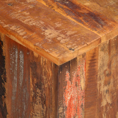 TV-taso 110x30x40 cm kierrätetty täyspuu