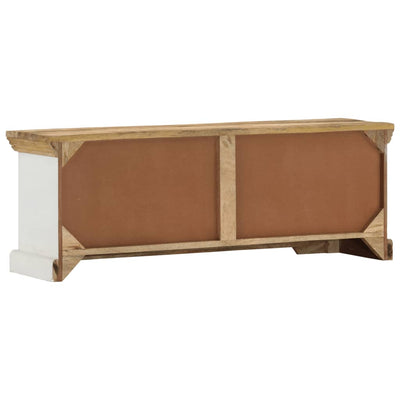 TV-taso 110x30x40 cm täysi mangopuu