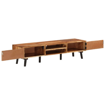 TV-taso 145x35x35 cm täysi akasiapuu