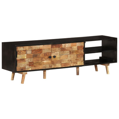 TV-taso 140x30x45 cm karkea mangopuu ja täysi akaasiapuu