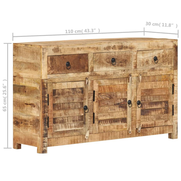Senkki 110x30x65 cm täysi mangopuu