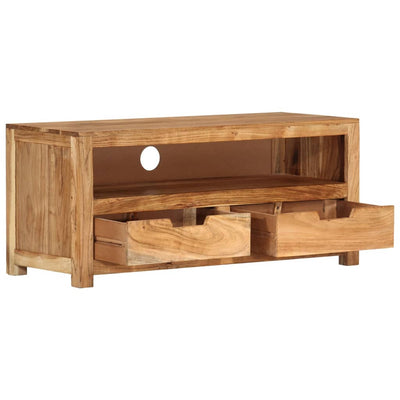 TV-taso 88x35x40 cm täysi akasiapuu