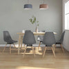Ruokatuolit 6 kpl harmaa PP