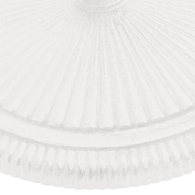 Valkoinen päivänvarjon alusta Azuar 45x45x30cm (valurauta)